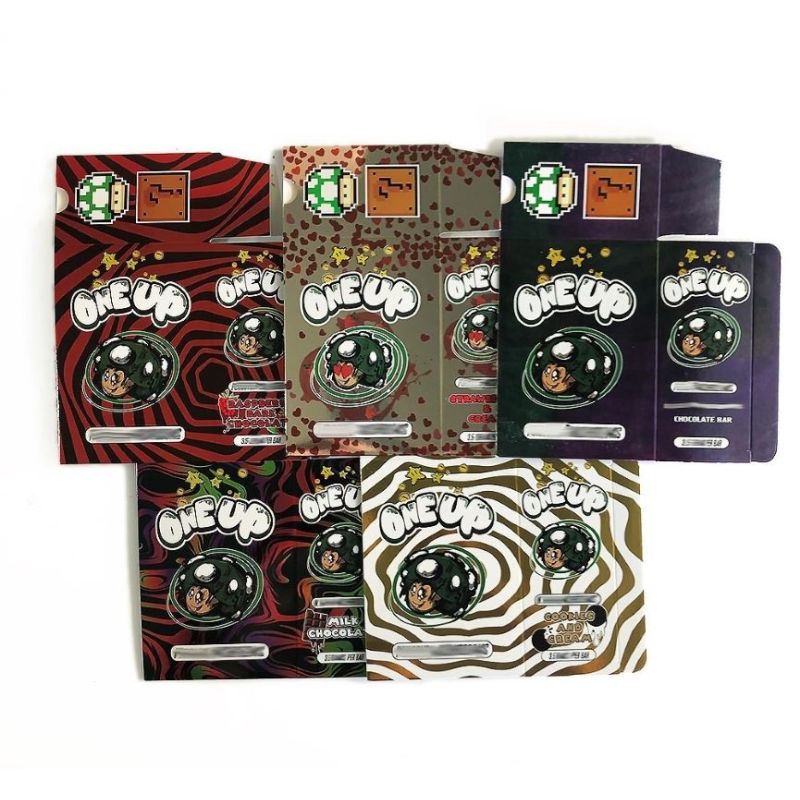 One Up 3.5G Mushroom Chocolate Bar Packaging Boxes